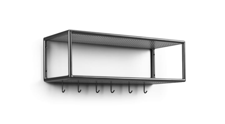 Hissö hoedenplank met 6 haken, Zwart 1898