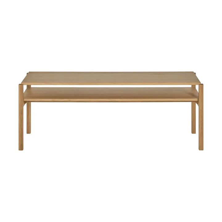Lid salontafel - Witgepigmenteerd eikenhout, 125x50 cm - 1898
