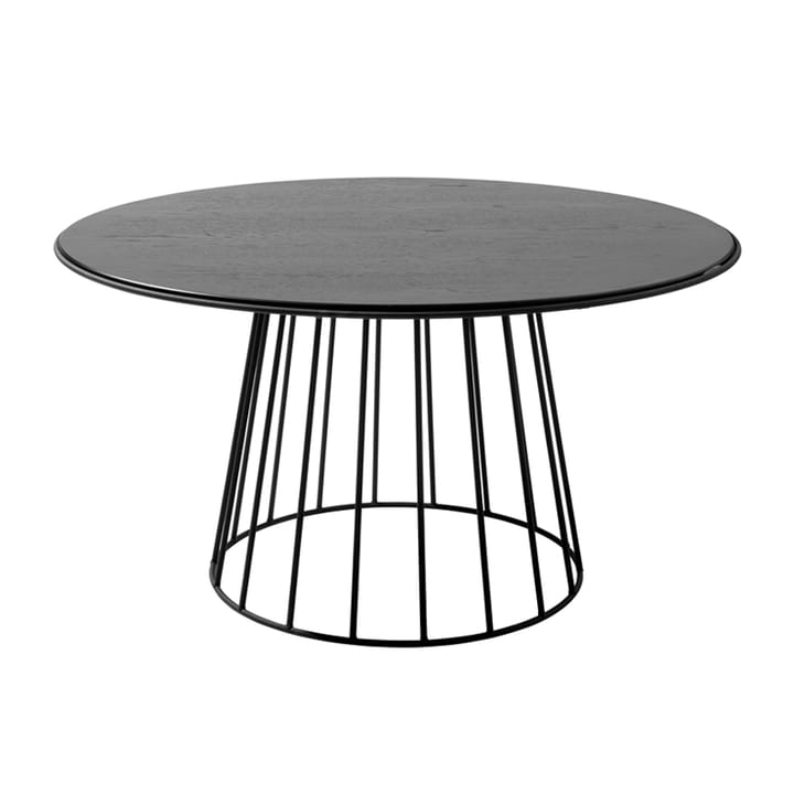 Lidhem salontafel Ø90 cm - Zwartgelakt eikenhout - 1898