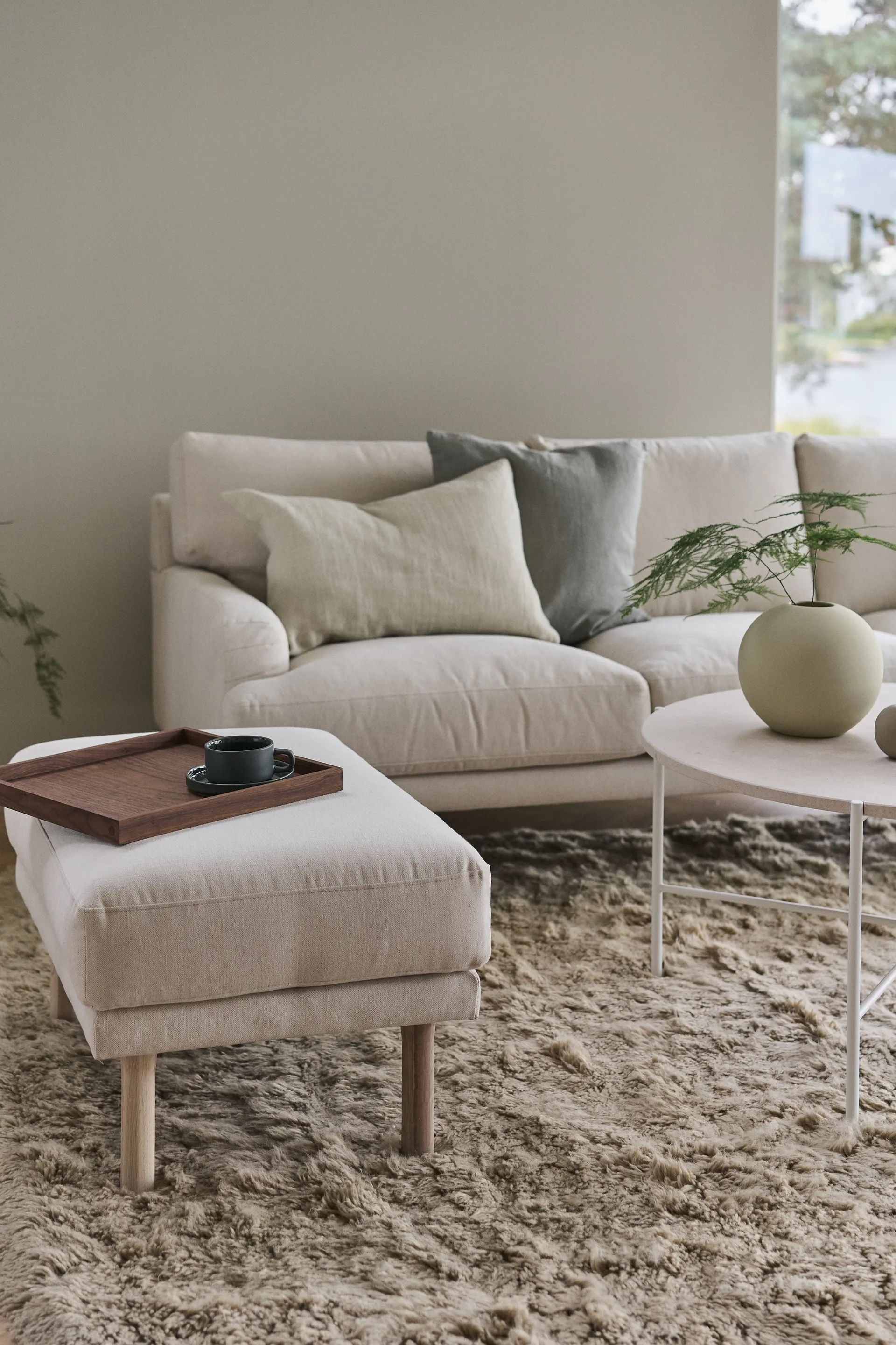 Lidnäs driezitsbank, Caleido beige 1898