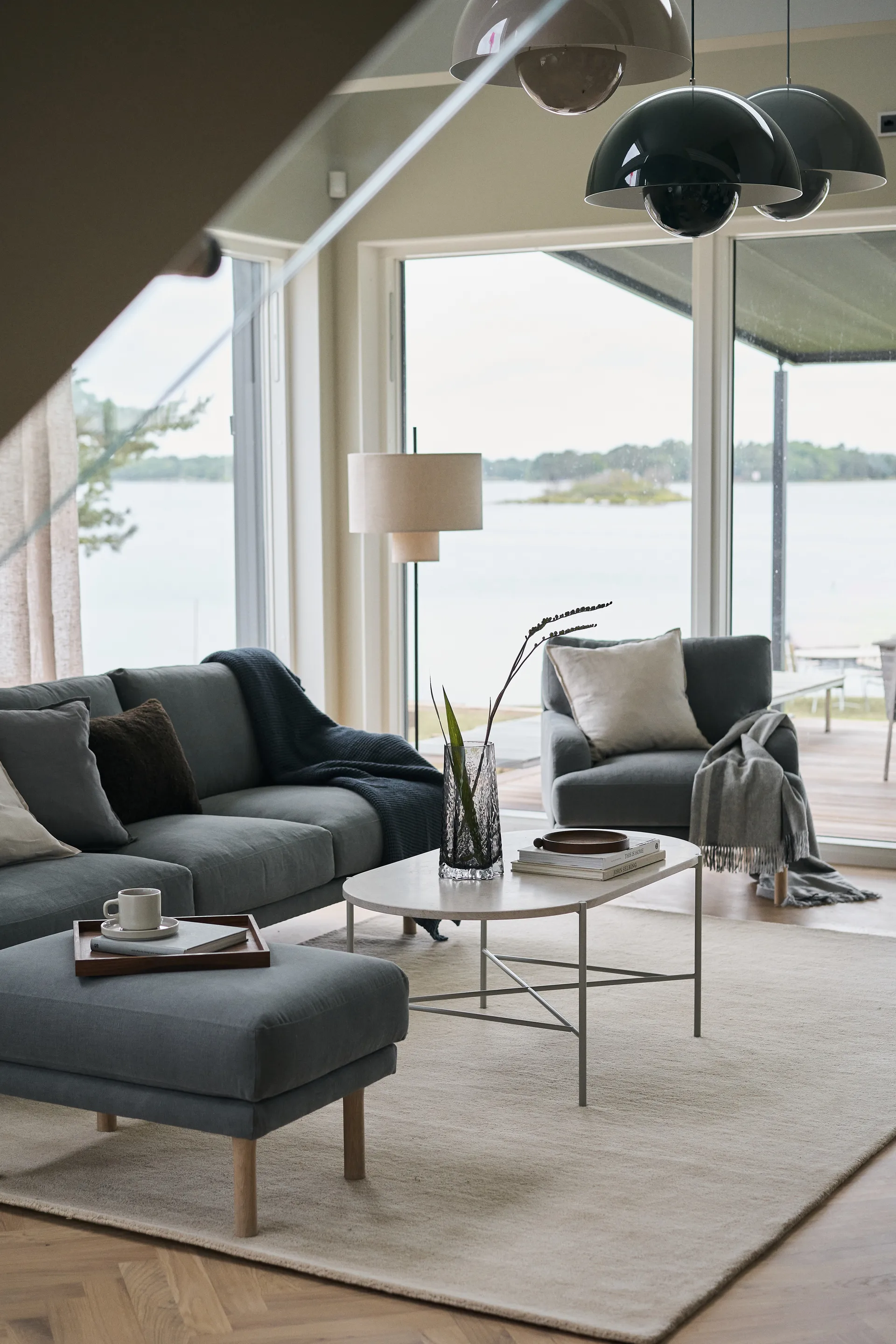 Lidnäs fauteuil, Caleido grey 1240 1898