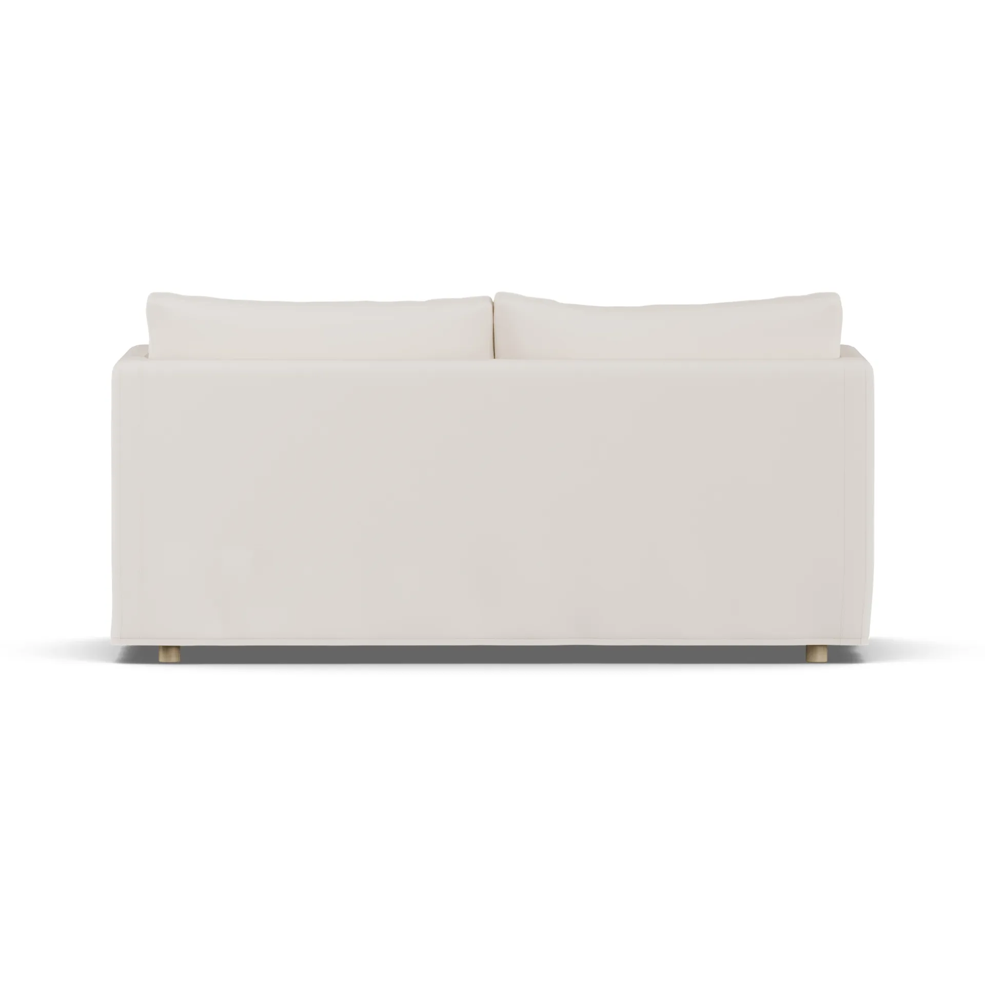 Linnevik bank, Caleido Beige 9600-witgeoliede eiken, 2-zits, met rok 1898