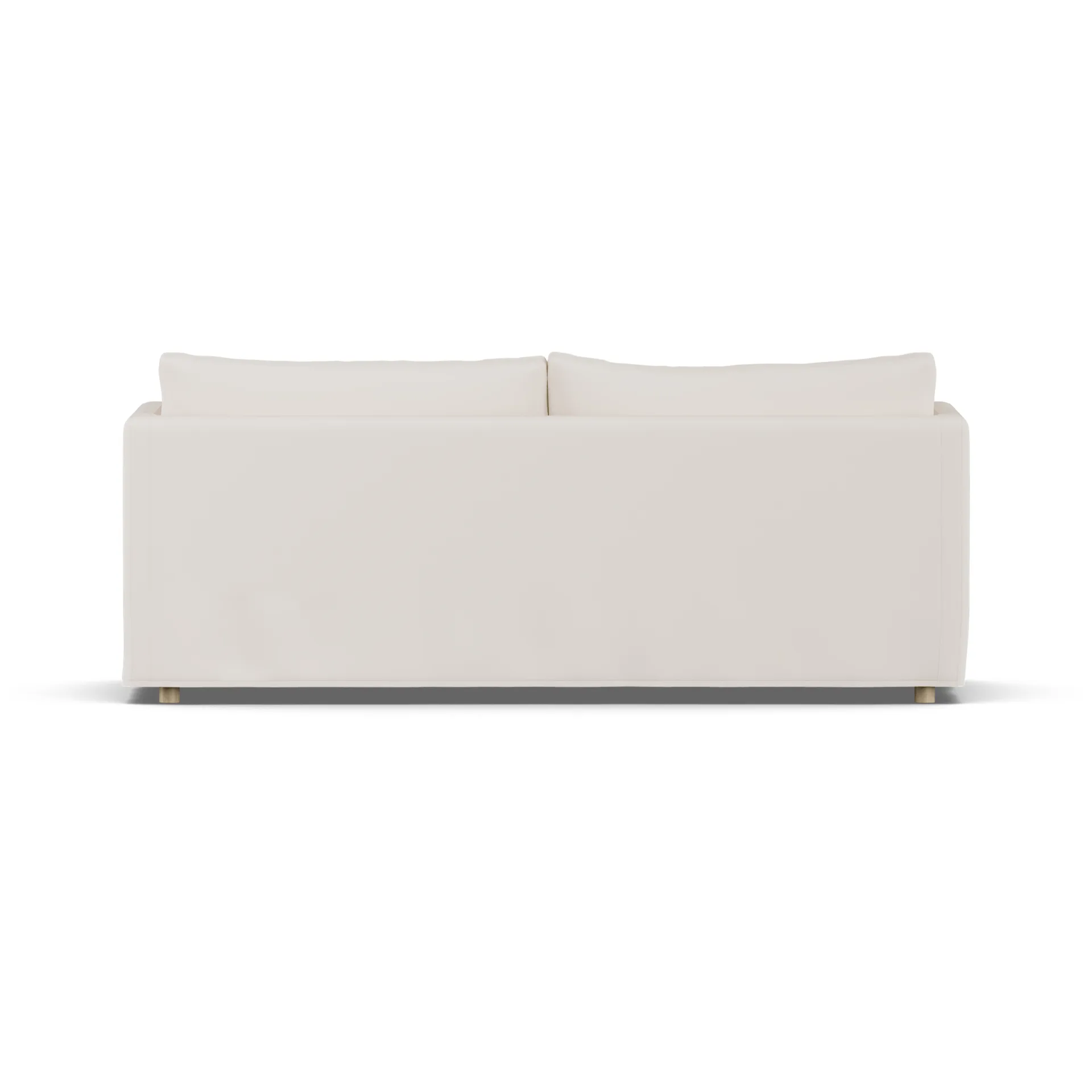 Linnevik bank, Caleido beige 9600-witgeoliede eiken, 3-zits, met rok 1898