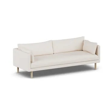 Linnevik bank - Caleido Beige 9600-witgeoliede eiken, 4-zits, zonder rok - 1898