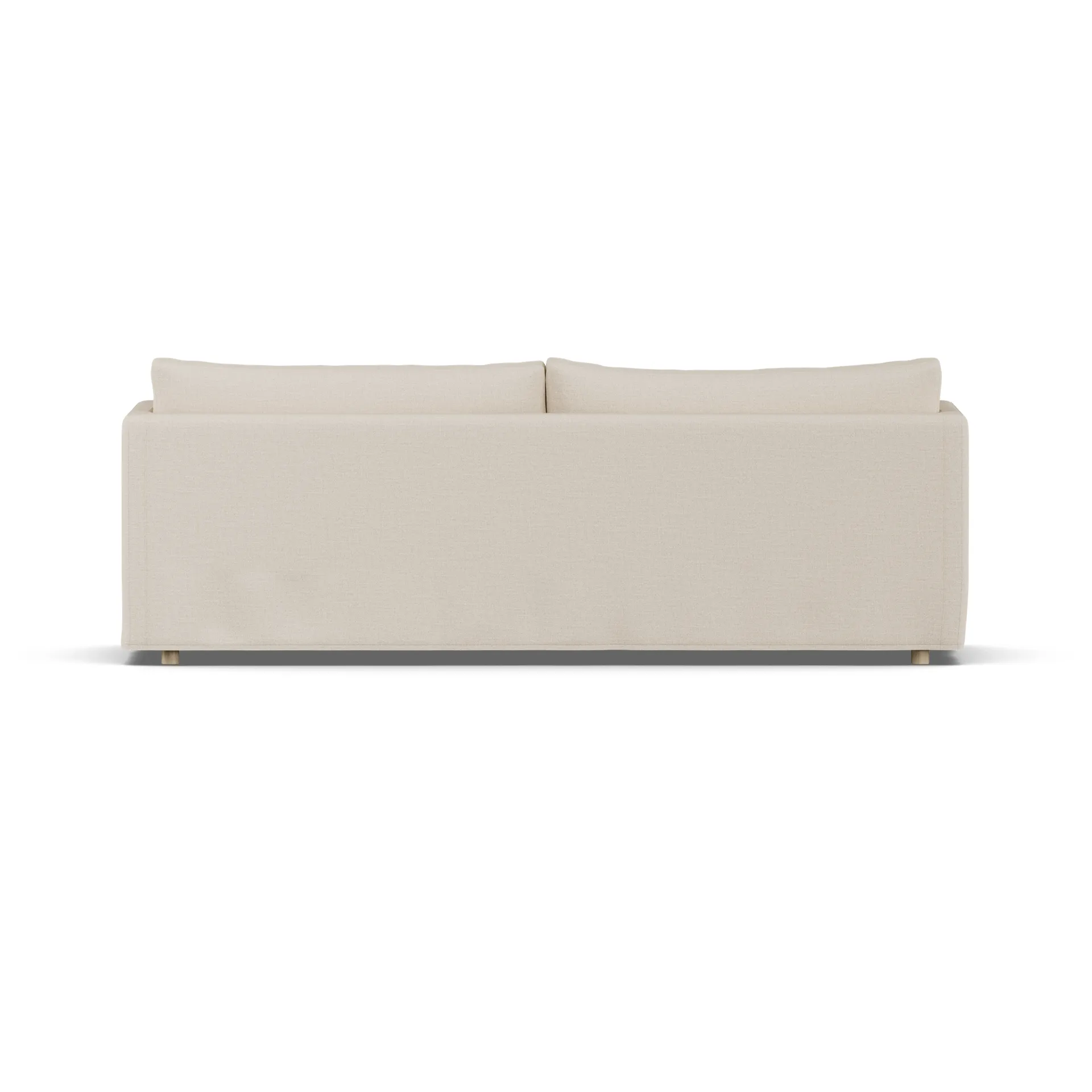 Linnevik bank, Same Beige 6670-witgeoliede eiken, 4-zits, met rok 1898