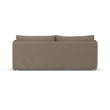 Linnevik bank - Same Mole 6674-witgeoliede eiken, 3-zits, met rok - 1898