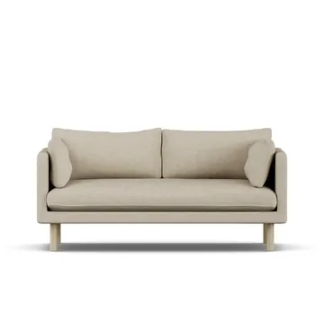 Linnevik sofa - Bern Beige 0341-witgeoliede eiken, 2-zits - 1898