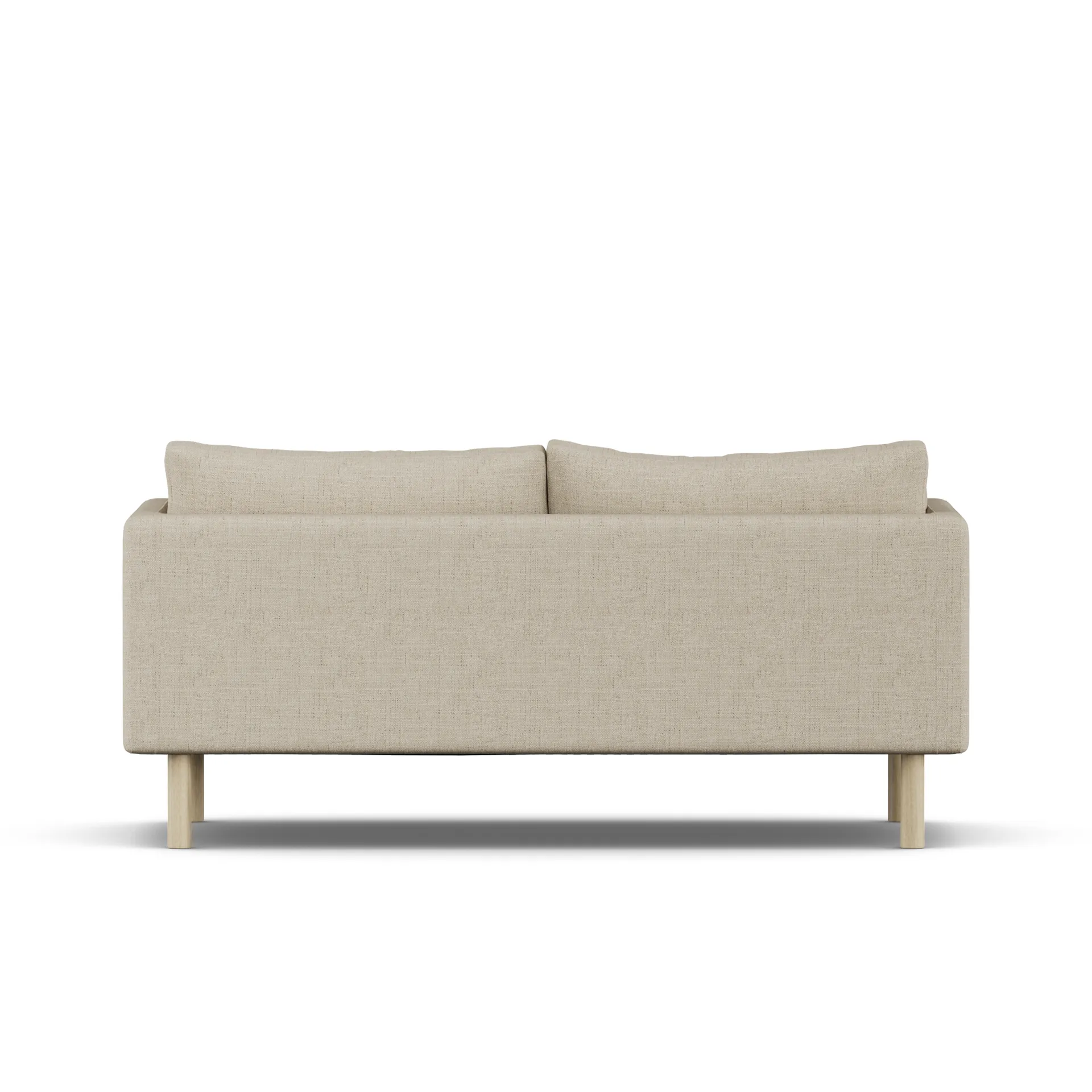 Linnevik sofa, Bern Beige 0341-witgeoliede eiken, 2-zits 1898