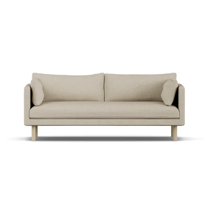Linnevik sofa - Bern Beige 0341-witgeoliede eiken, 3-zits - 1898