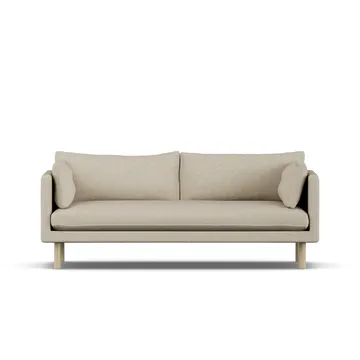 Linnevik sofa - Bern Beige 0341-witgeoliede eiken, 3-zits - 1898