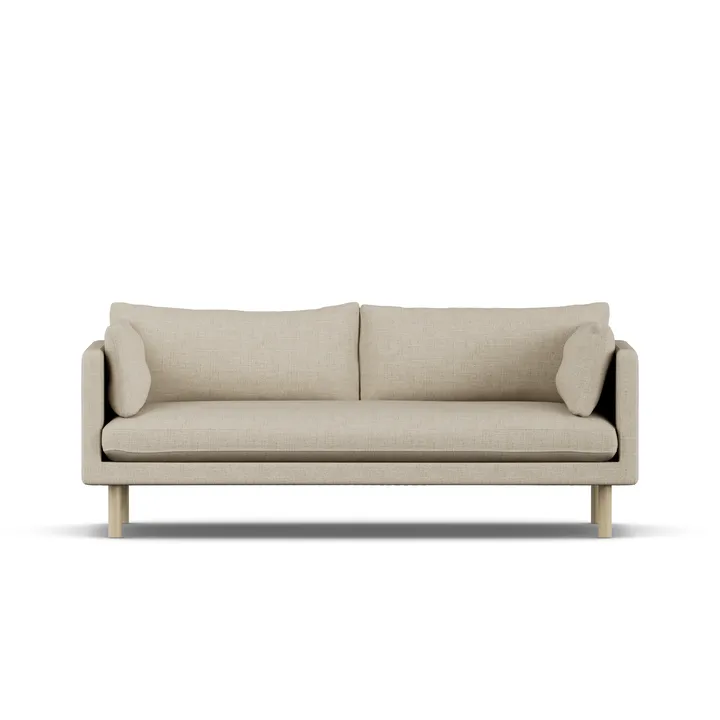 Linnevik sofa - Bern Beige 0341-witgeoliede eiken, 3-zits - 1898