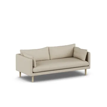 Linnevik sofa - Bern Beige 0341-witgeoliede eiken, 3-zits - 1898