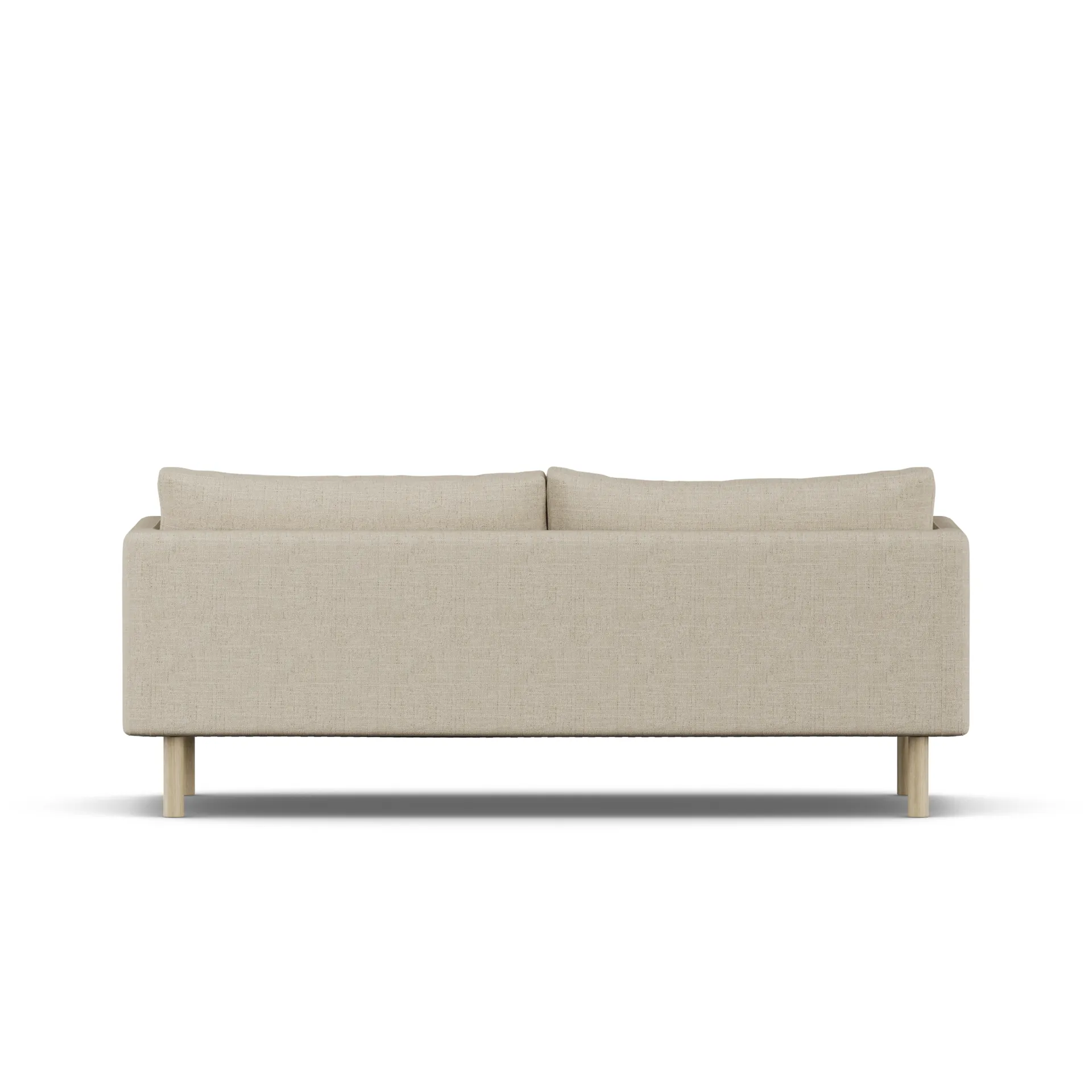 Linnevik sofa, Bern Beige 0341-witgeoliede eiken, 3-zits 1898