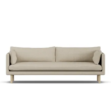 Linnevik sofa - Bern Beige 0341-witgeoliede eiken, 4-zits - 1898