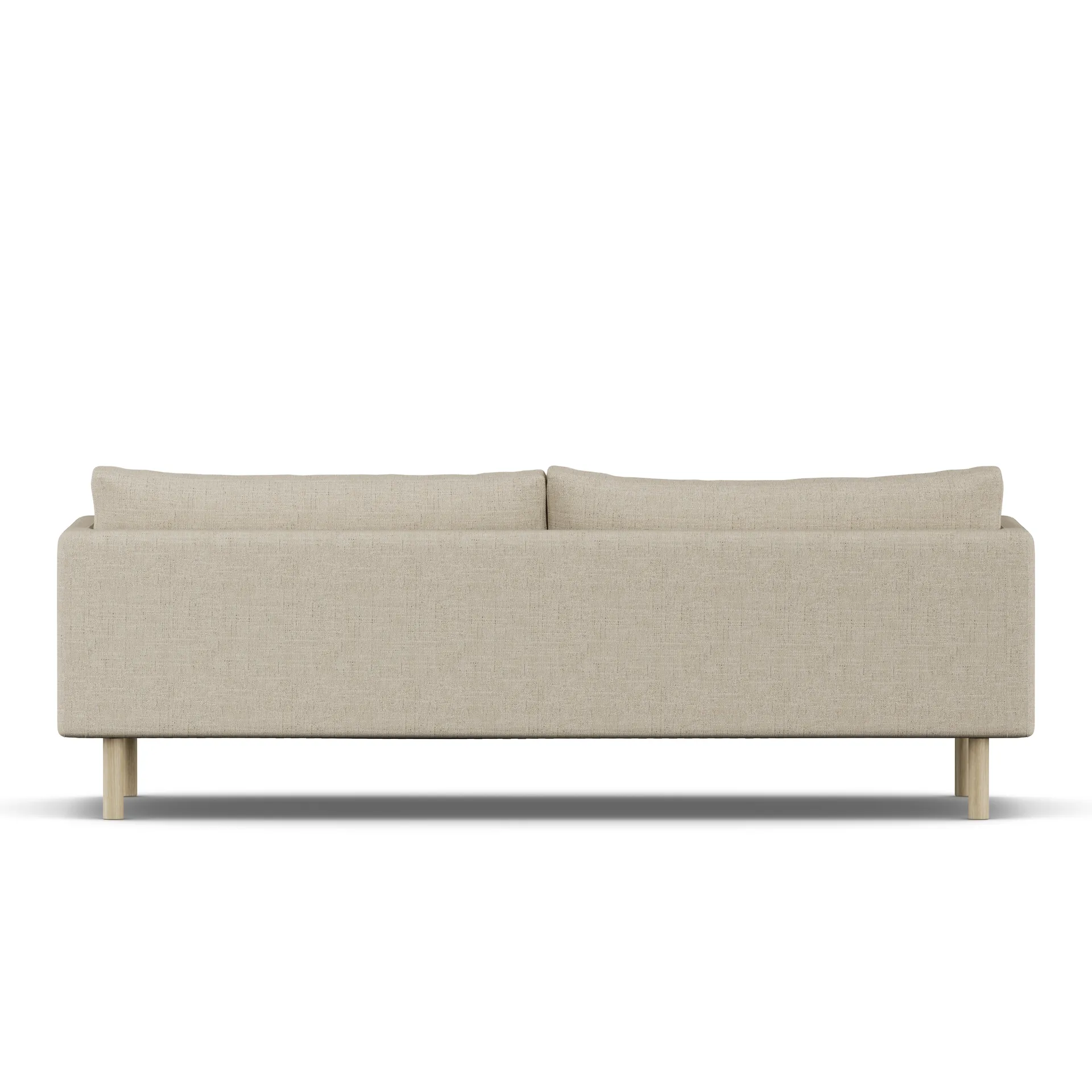Linnevik sofa, Bern Beige 0341-witgeoliede eiken, 4-zits 1898