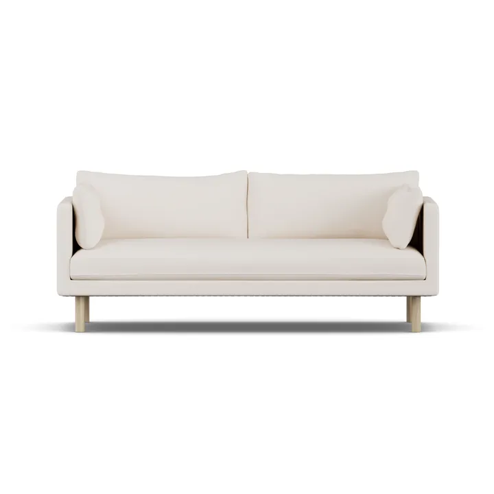 Linnevik sofa - Caleido Beige 9600-witgeoliede eiken, 3-zits - 1898