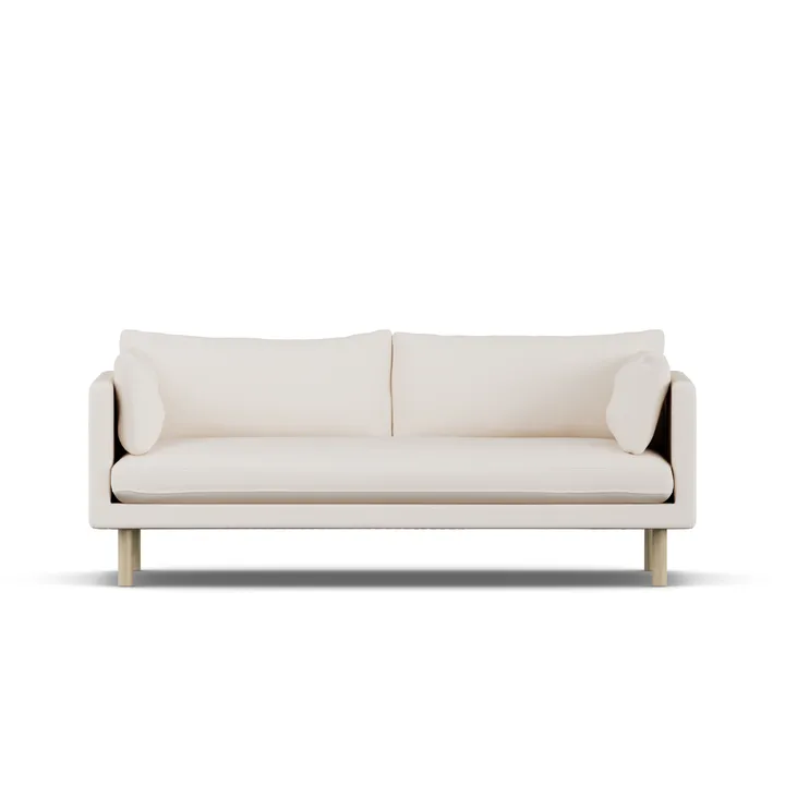 Linnevik sofa - Caleido Beige 9600-witgeoliede eiken, 3-zits - 1898