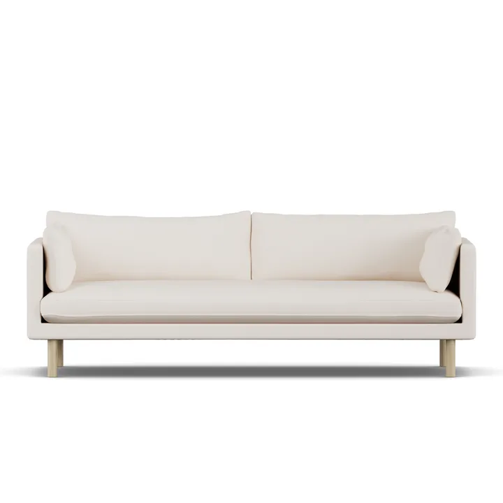 Linnevik sofa - Caleido Beige 9600-witgeoliede eiken, 4-zits - 1898