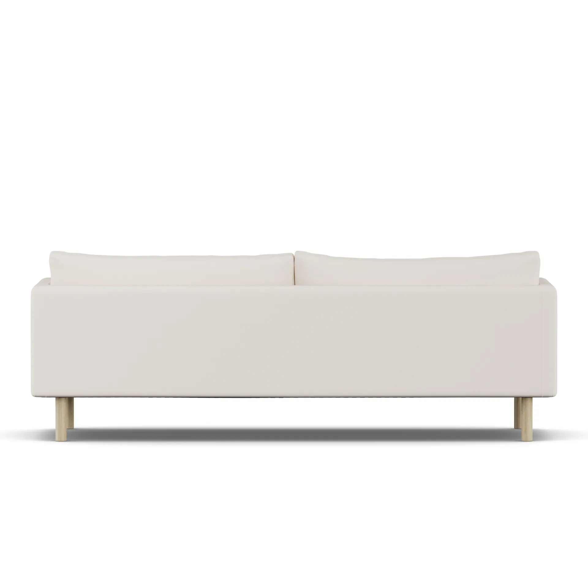 Linnevik sofa, Caleido Beige 9600-witgeoliede eiken, 4-zits 1898