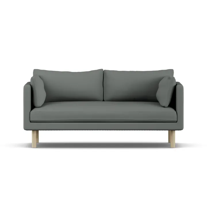 Linnevik sofa - Caleido Grey 1240-witgeoliede eiken, 2-zits - 1898