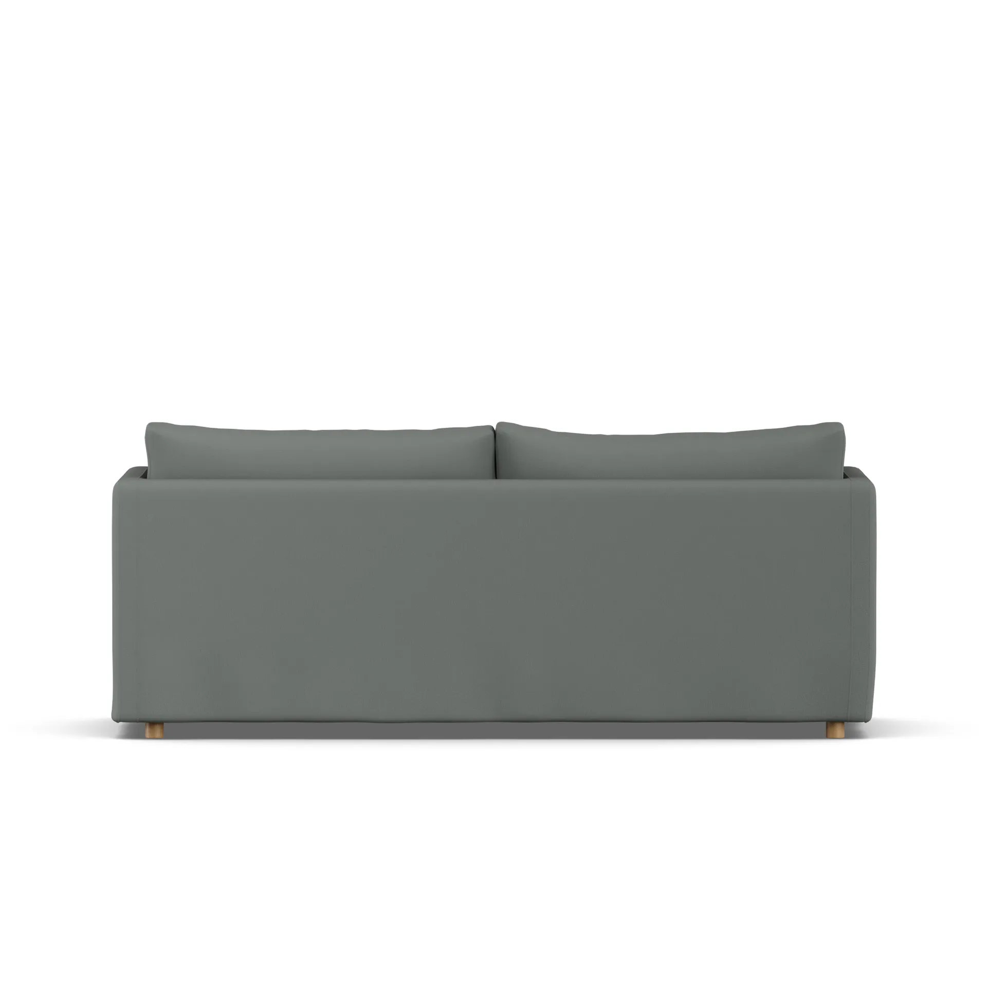 Linnevik sofa, Caleido Grey 1240-witgeoliede eiken, 3-zits, met rok 1898