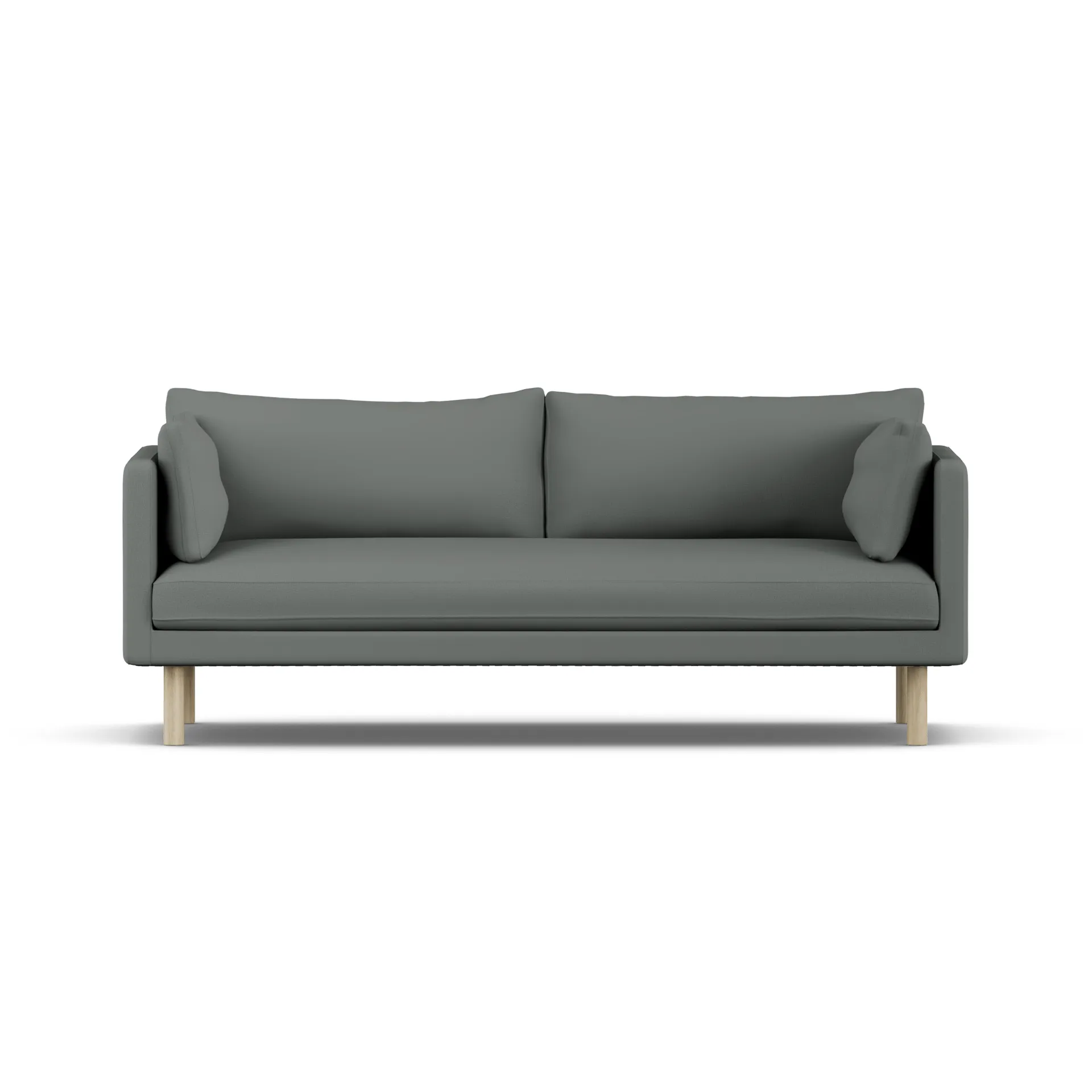 Linnevik sofa, Caleido Grey 1240-witgeoliede eiken, 3-zits 1898