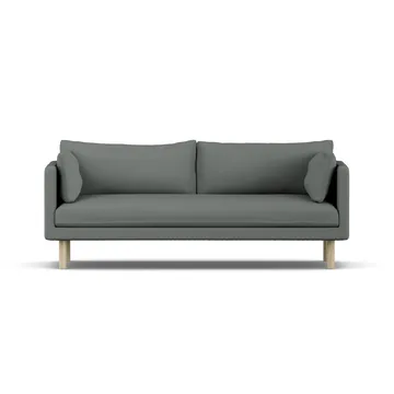 Linnevik sofa - Caleido Grey 1240-witgeoliede eiken, 3-zits - 1898