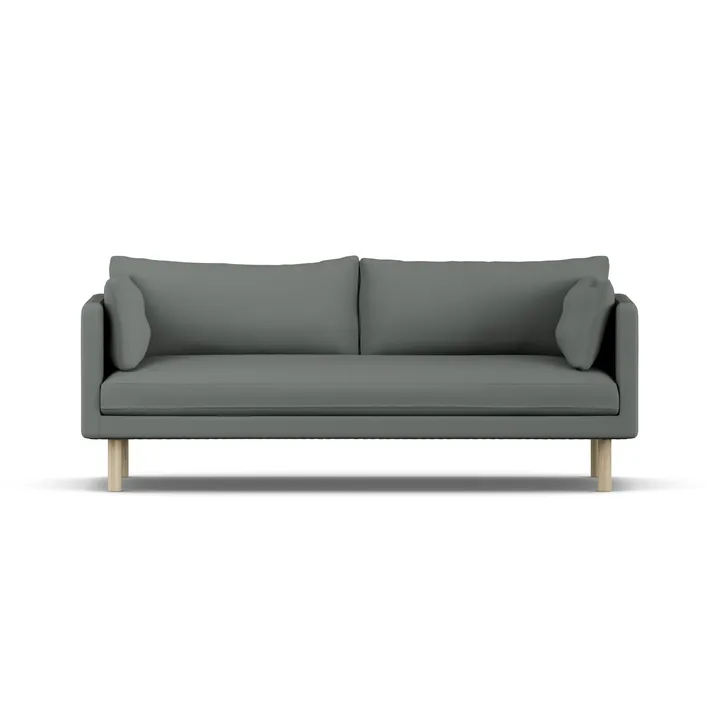 Linnevik sofa - Caleido Grey 1240-witgeoliede eiken, 3-zits - 1898