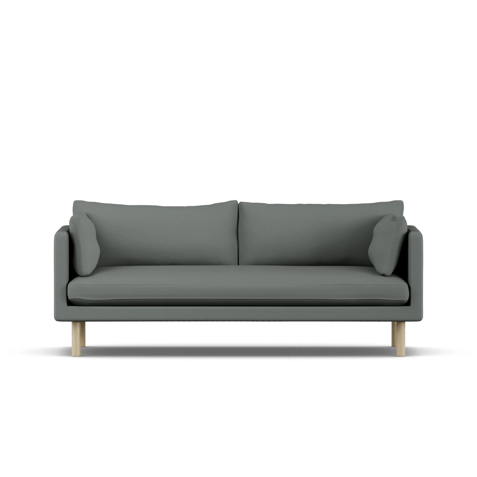 Linnevik sofa, Caleido Grey 1240-witgeoliede eiken, 3-zits 1898