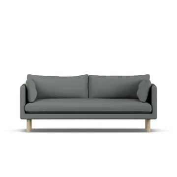 Linnevik sofa - Caleido Grey 1240-witgeoliede eiken, 3-zits - 1898