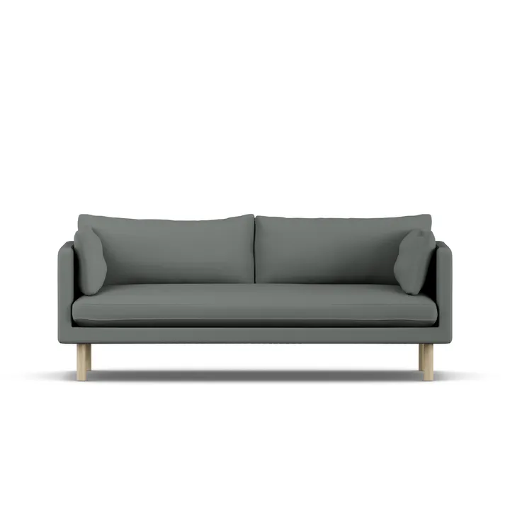 Linnevik sofa - Caleido Grey 1240-witgeoliede eiken, 3-zits - 1898