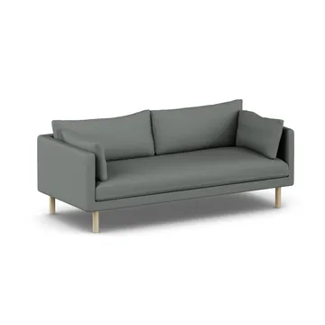 Linnevik sofa - Caleido Grey 1240-witgeoliede eiken, 3-zits - 1898