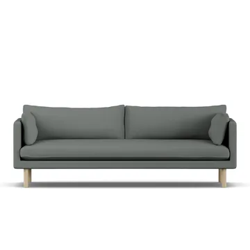 Linnevik sofa - Caleido Grey 1240-witgeoliede eiken, 4-zits - 1898