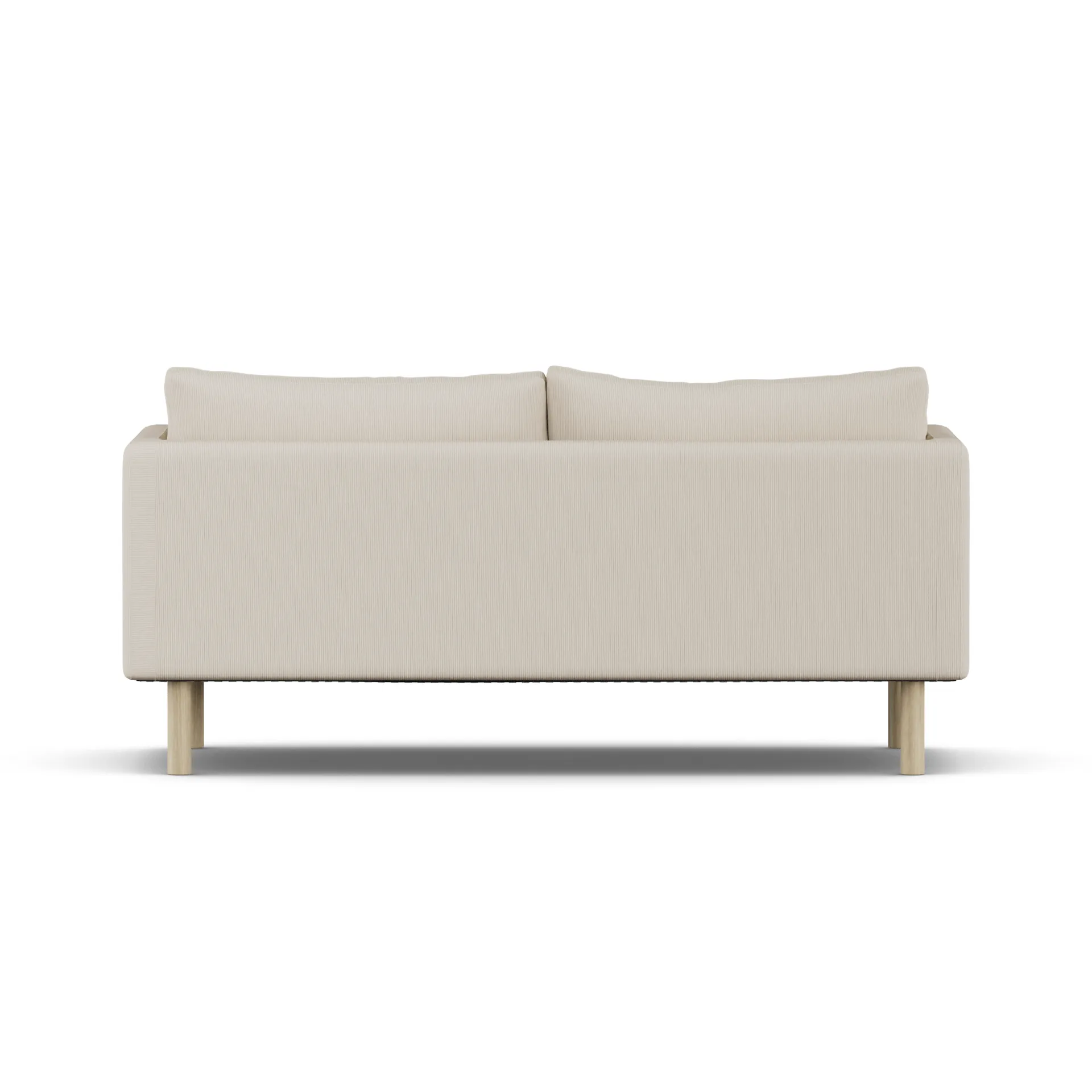 Linnevik sofa, Jump Beige 1956-witgeoliede eiken, 2-zits 1898