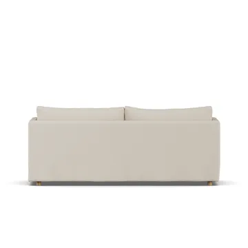 Linnevik sofa - Jump Beige 1956-witgeoliede eiken, 3-zits, met rok - 1898