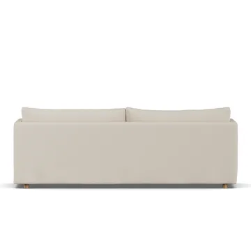 Linnevik sofa - Jump Beige 1956-witgeoliede eiken, 4-zits, met rok - 1898
