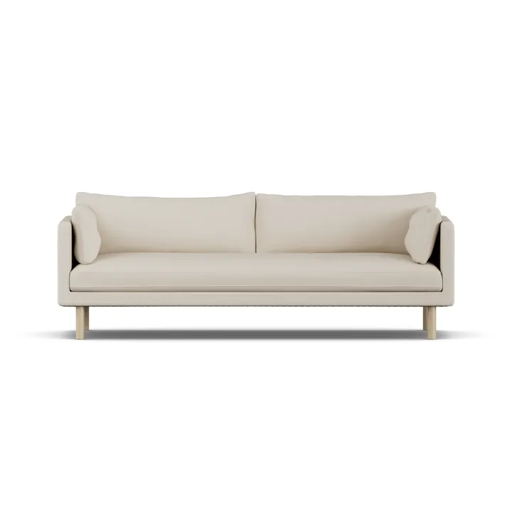 Linnevik sofa - Jump Beige 1956-witgeoliede eiken, 4-zits - 1898
