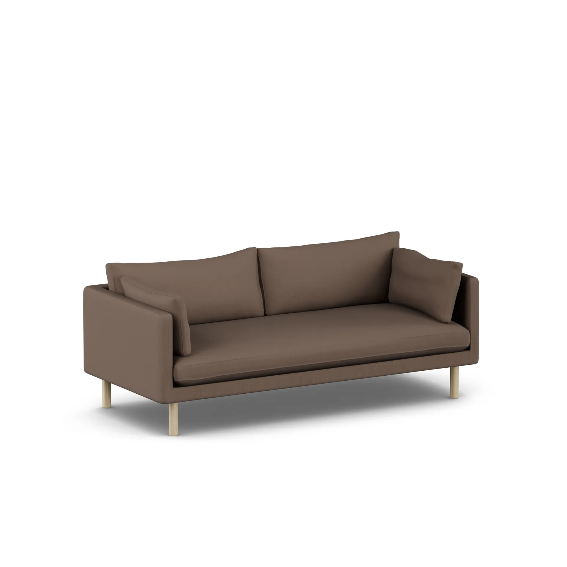 Linnevik sofa, Jump Brown 1955 1955-witgeoliede eiken, 3-zits 1898