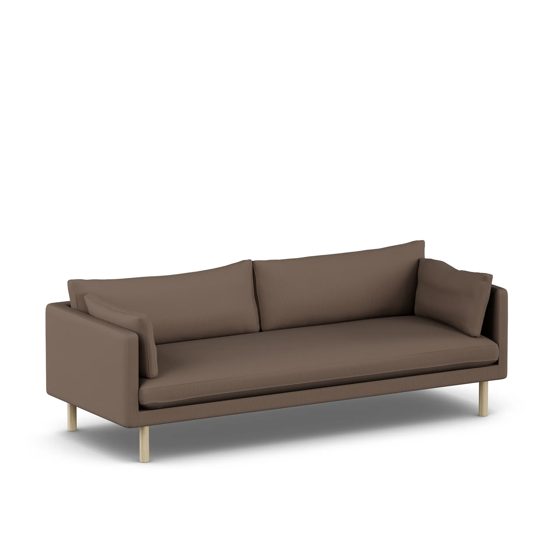 Linnevik sofa, Jump Brown 1955 1955-witgeoliede eiken, 4-zits 1898