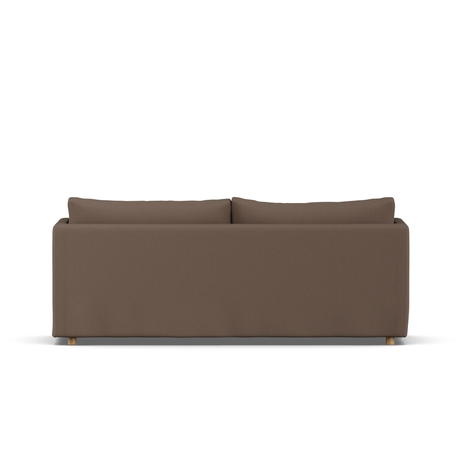 Linnevik sofa, Jump brown 1955-witgeoliede eiken, 3-zits, met rok 1898