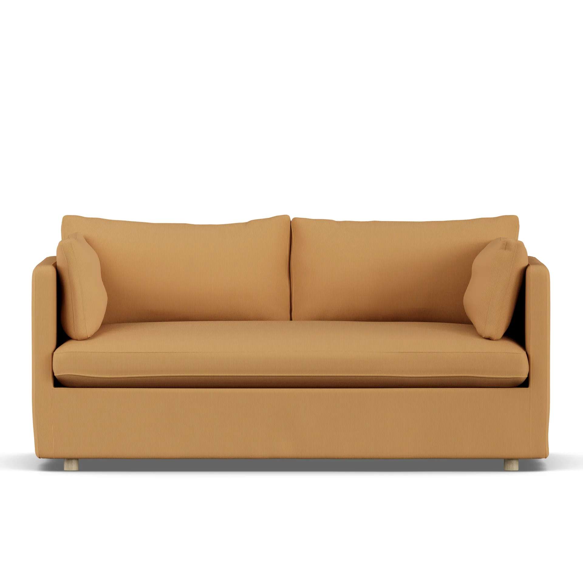 Linnevik sofa, Jump Honey 1959-witgeoliede eiken, 2-zits, met rok 1898