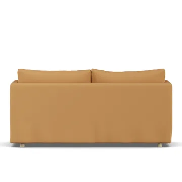Linnevik sofa - Jump Honey 1959-witgeoliede eiken, 2-zits, met rok - 1898