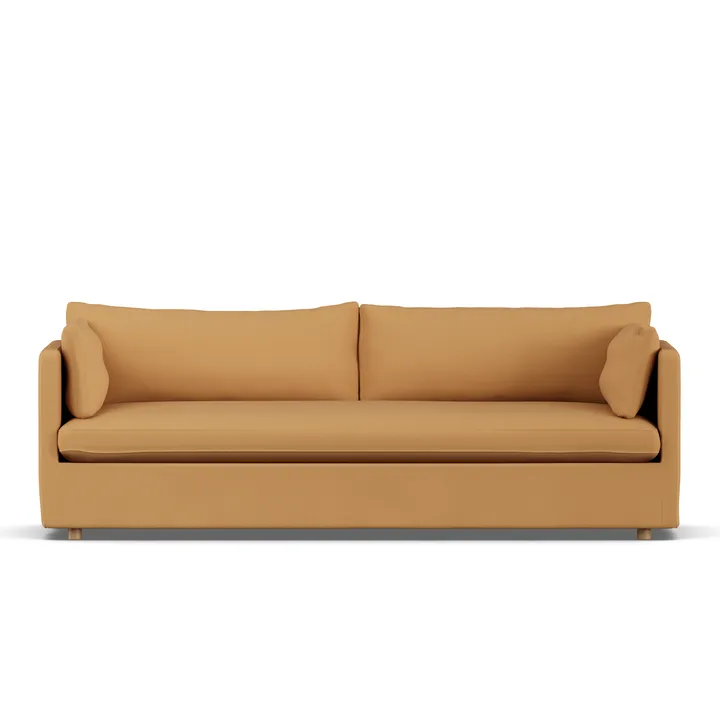 Linnevik sofa - Jump honey 1959-witgeoliede eiken, 4-zits, met rok - 1898
