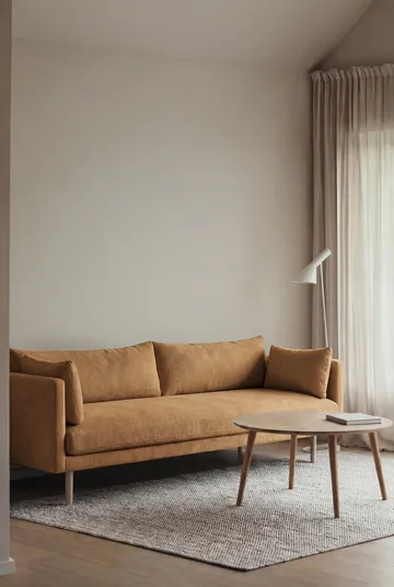 Linnevik sofa - Jump Honey 1959-witgeoliede eiken, 4-zits - 1898