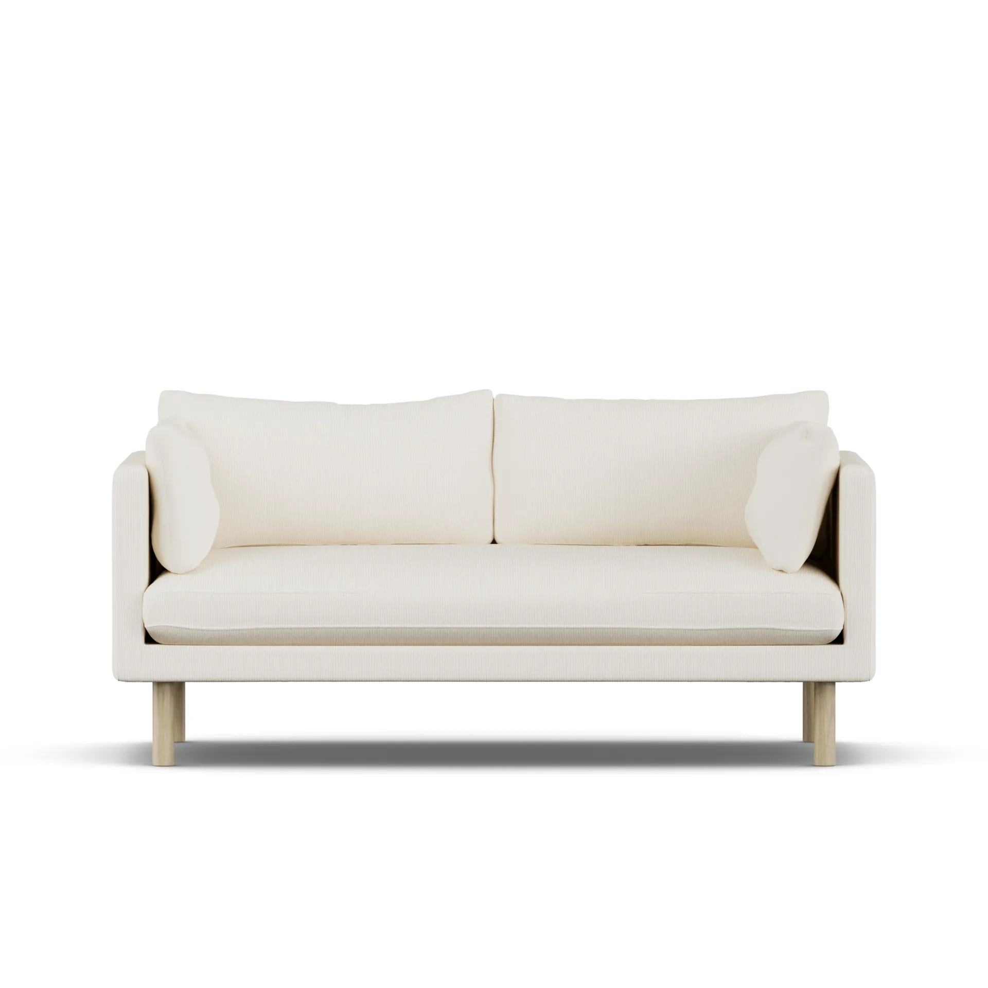 Linnevik sofa, Jump Off White 1954-witgeoliede eiken, 2-zits 1898