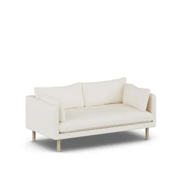 Linnevik sofa - Jump Off White 1954-witgeoliede eiken, 2-zits - 1898