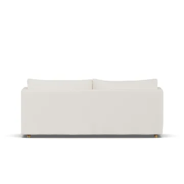 Linnevik sofa - Jump off white 1954-witgeoliede eiken, 3-zits, met rok - 1898