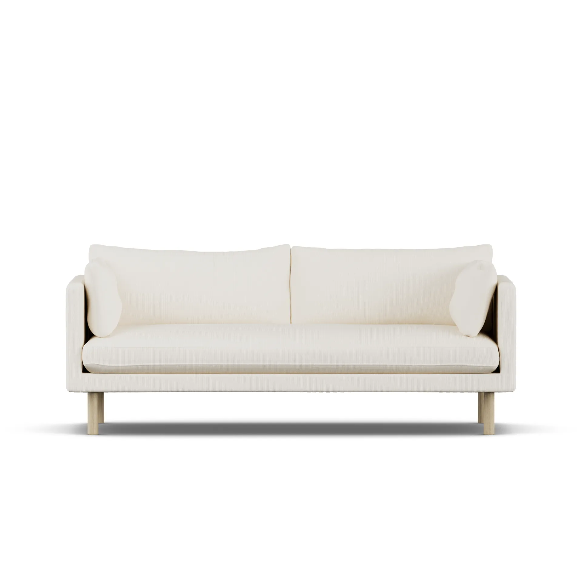 Linnevik sofa, Jump Off White 1954-witgeoliede eiken, 3-zits 1898