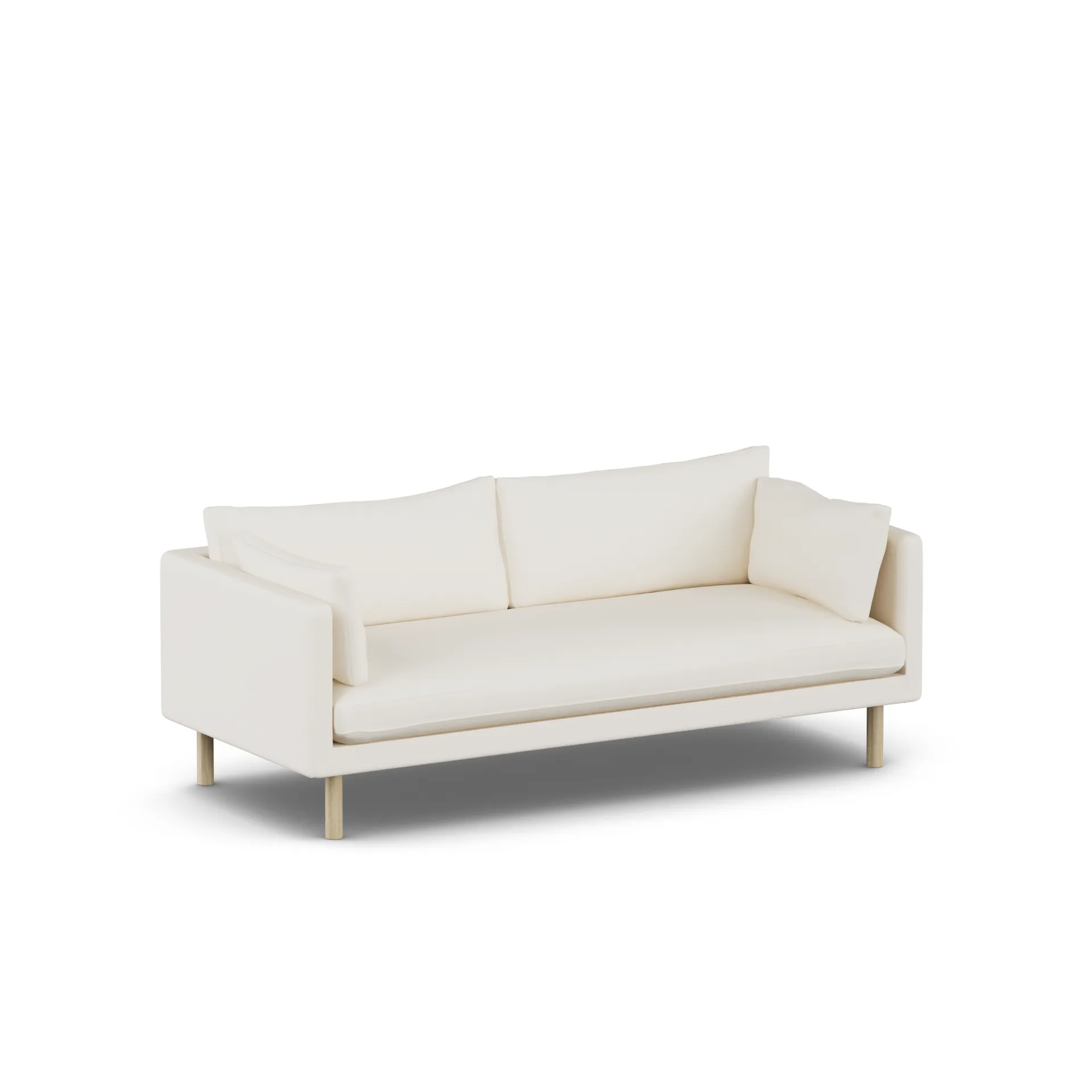 Linnevik sofa, Jump Off White 1954-witgeoliede eiken, 3-zits 1898