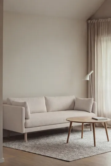 Linnevik sofa - Jump Off White 1954-witgeoliede eiken, 3-zits - 1898